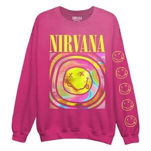 Urban Outfitters Pink Nirvana Sweatshirt